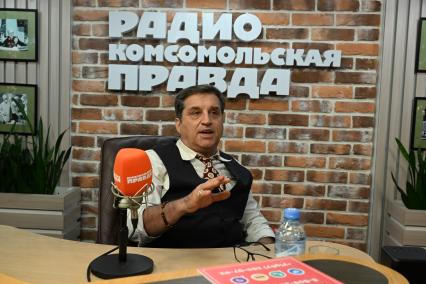 Отар Кушанашвили на радиостанции Комсомольская правда\"
