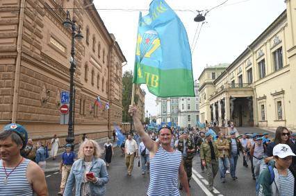 Празднование дня ВДВ в Санкт-Петербурге