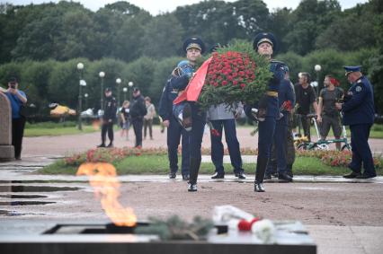 Празднование дня ВДВ в Санкт-Петербурге