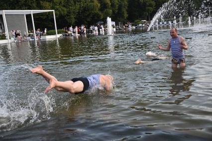 Празднование Дня ВДВ в Москве