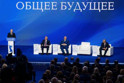 Владимир Путин, Игорь Сергиенко, Александр Лукашенко и Вячеслав Володин