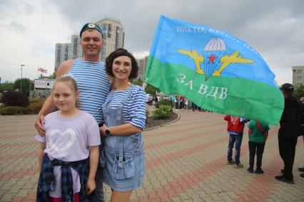 Празднование Дня ВДВ в Красноярске