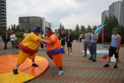 Празднование Дня ВДВ в Красноярске