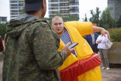 Празднование Дня ВДВ в Красноярске