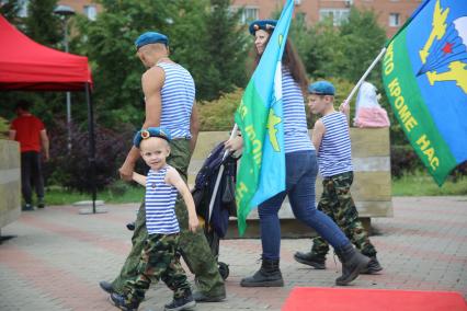 Празднование Дня ВДВ в Красноярске