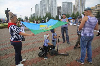 Празднование Дня ВДВ в Красноярске