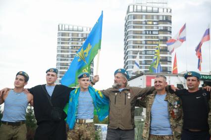 Празднование Дня ВДВ в Красноярске