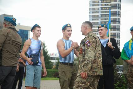 Празднование Дня ВДВ в Красноярске