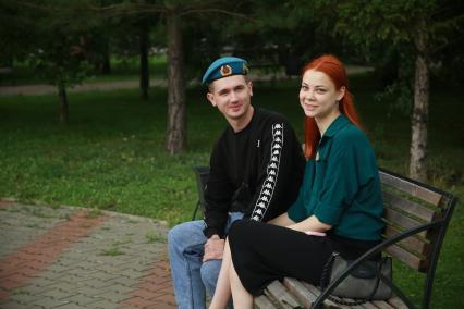 Празднование Дня ВДВ в Красноярске