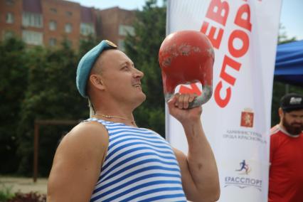 Празднование Дня ВДВ в Красноярске