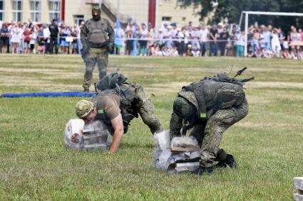 Празднование Дня ВДВ в Барнауле