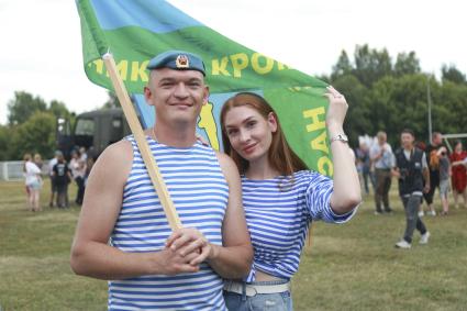 Празднование Дня ВДВ в Барнауле