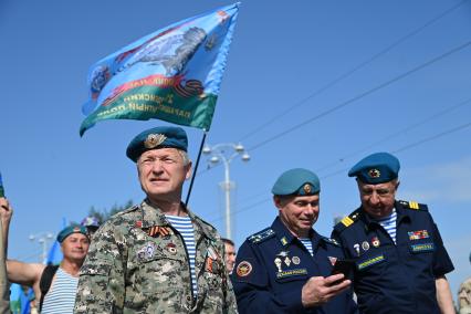 Празднование Дня ВДВ в Екатеринбурге
