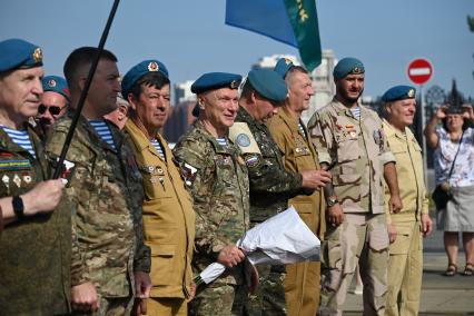 Празднование Дня ВДВ в Екатеринбурге