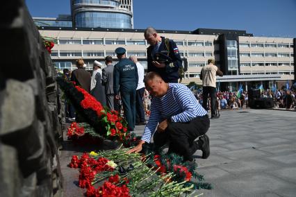 Празднование Дня ВДВ в Екатеринбурге