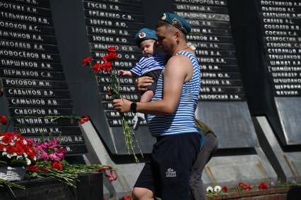 Празднование Дня ВДВ в Екатеринбурге