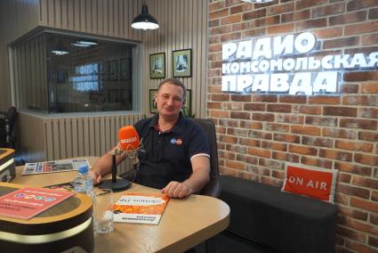 Андрей Воробьев на радиостанции \"Комсомольская правда\"