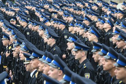 Военная присяга молодого пополнения Президентского полка ФСО России