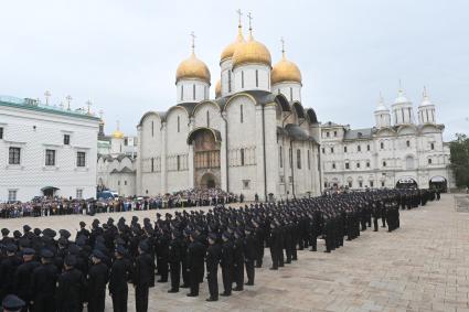 Военная присяга молодого пополнения Президентского полка ФСО России
