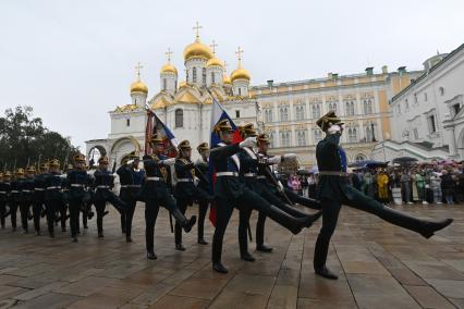 Военная присяга молодого пополнения Президентского полка ФСО России