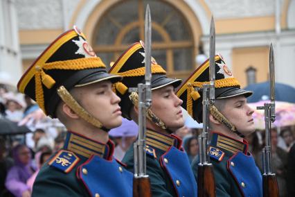 Военная присяга молодого пополнения Президентского полка ФСО России