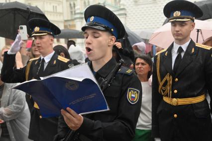 Военная присяга молодого пополнения Президентского полка ФСО России