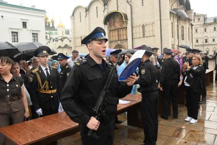 Военная присяга молодого пополнения Президентского полка ФСО России