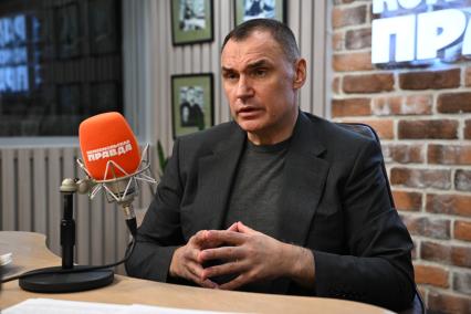 Юрий Зайцев на радиостанции Комсомольская правда\"