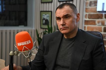 Юрий Зайцев на радиостанции Комсомольская правда\"
