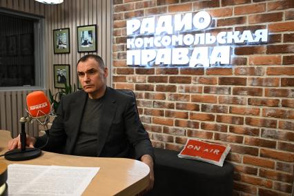 Юрий Зайцев на радиостанции Комсомольская правда\"