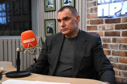 Юрий Зайцев на радиостанции Комсомольская правда\"