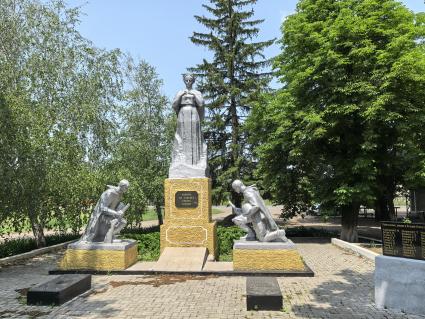 Освобождённое село Зачатовка в Волновахском районе