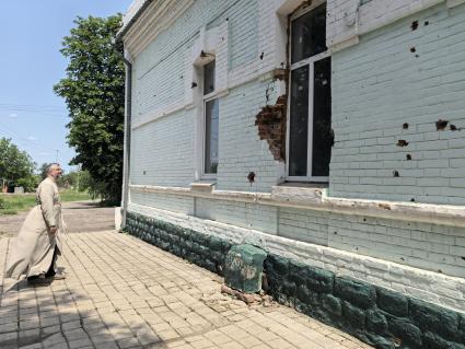 Освобождённое село Зачатовка в Волновахском районе