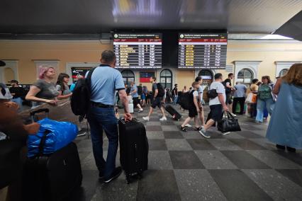 Московский железнодорожный вокзал Санкт-Петербурга