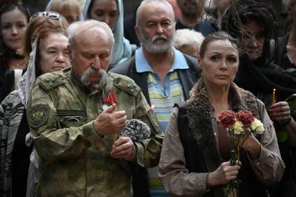 Прощание с народным артистом Иваном Краско в Санкт-Петербурге