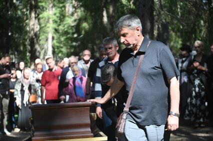 Прощание с народным артистом Иваном Краско в Санкт-Петербурге