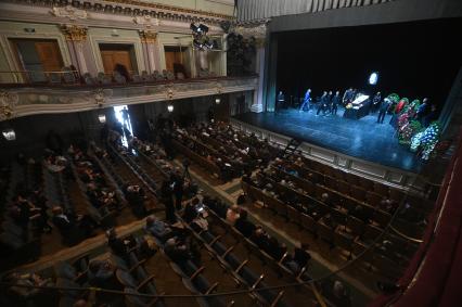 Прощание с народным артистом Иваном Краско в Санкт-Петербурге
