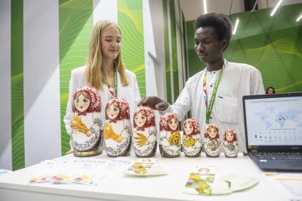 II Cаммит и форум `Россия - Африка`в Санкт-Петербурге. Работа форума