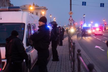 Место убийства Владлена Татарского в Санкт-Петербурге