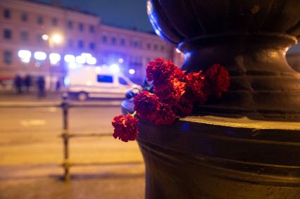 Место убийства Владлена Татарского в Санкт-Петербурге