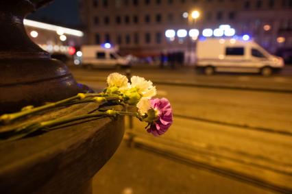 Место убийства Владлена Татарского в Санкт-Петербурге