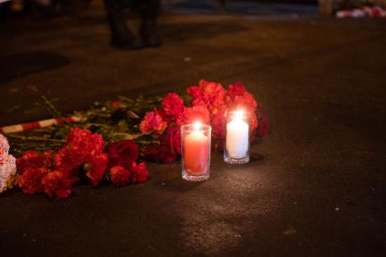 Место убийства Владлена Татарского в Санкт-Петербурге