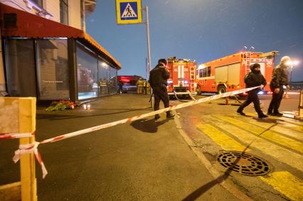 Место убийства Владлена Татарского в Санкт-Петербурге