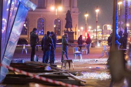 Место убийства Владлена Татарского в Санкт-Петербурге