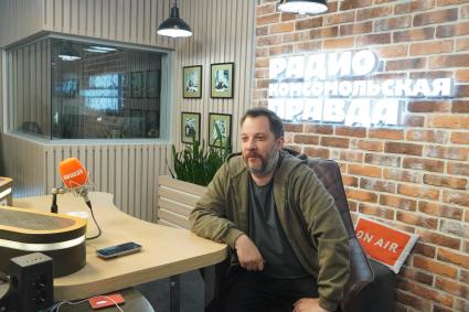 Александр Цыпкин на радиостанции \"Комсомольская правда\"