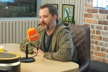 Александр Цыпкин на радиостанции \"Комсомольская правда\"