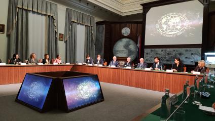 Встреча экспертов Медиаклуба РГО в Штаб-квартире РГО в Санкт-Петербурге