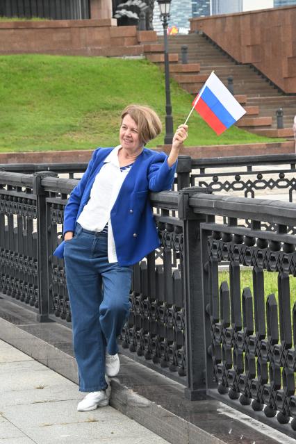 Празднование Дня Государственного флага РФ в Москве