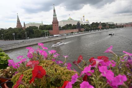Празднование Дня флага России в Москве