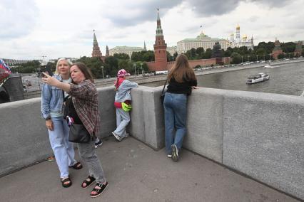 Празднование Дня флага России в Москве